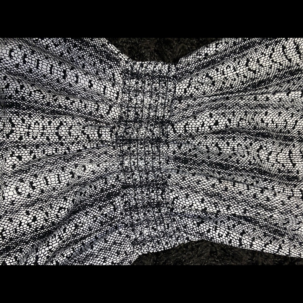 Vintage Havana Romper Size Small Black and White - Picture 4 of 5